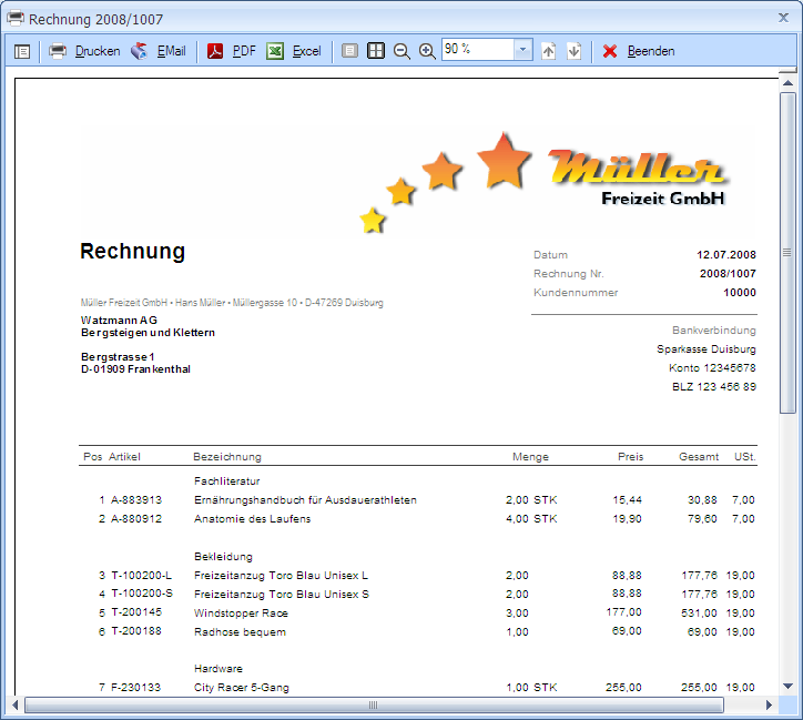 Anlage-Druckvorschau